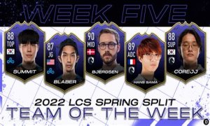 LCS Team of the Week: 2022 Spring Split week 5